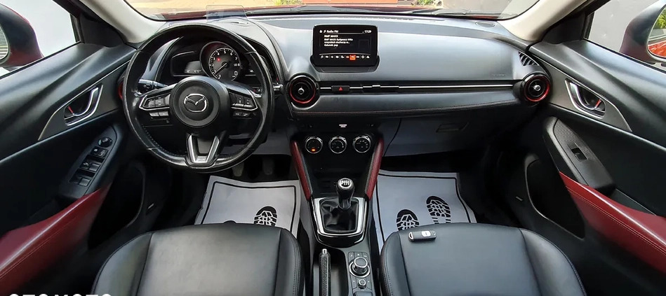 Mazda CX-3 cena 64500 przebieg: 121500, rok produkcji 2018 z Bydgoszcz małe 22